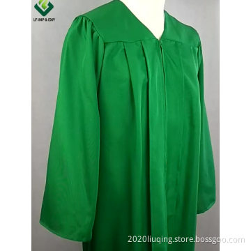 kindergarten children polyester matte classic caps graduation gown